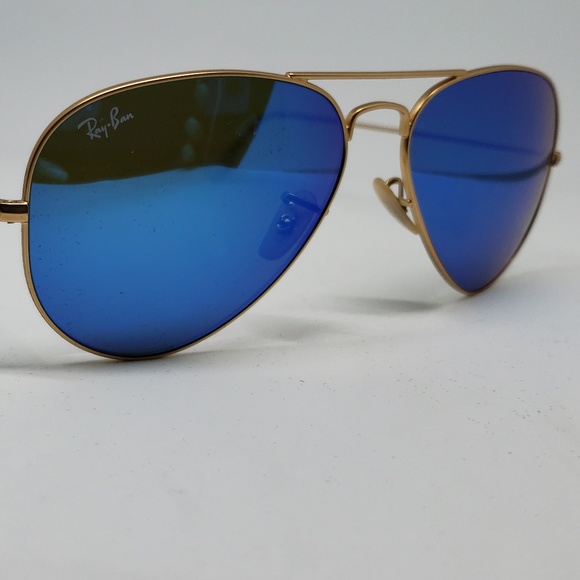 Ray Ban Sunglasses AVIATOR FLASH LENSES Unisex - Picture 5 of 8